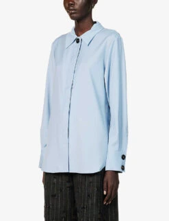 Thomas Relaxed-fit Wool Overshirt -Women Clothing Store R04197560 POWDERBLUE ALT02