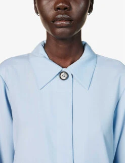 Thomas Relaxed-fit Wool Overshirt -Women Clothing Store R04197560 POWDERBLUE ALT04