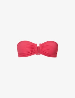 ERES Sweetheart-neck Ruched Bikini Top