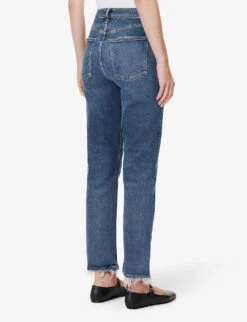 AGOLDE Stovepipe High-rise Stretch-organic-cotton And Rayon Blend Denim Jeans 10 AGOLDE Stovepipe High-rise Stretch-organic-cotton And Rayon Blend Denim Jeans -Women Clothing Store R04200438 CAPTIVATE ALT03