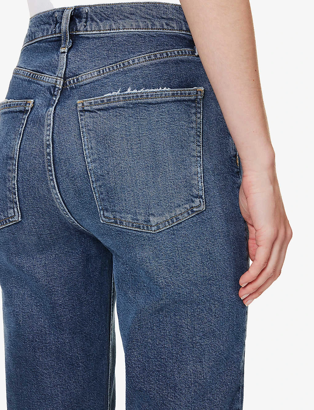 AGOLDE Stovepipe High-rise Stretch-organic-cotton And Rayon Blend Denim Jeans 6 AGOLDE Stovepipe High-rise Stretch-organic-cotton And Rayon Blend Denim Jeans - Image 6