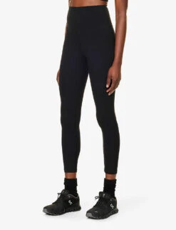 Airweight High-rise Stretch-woven Leggings 7 Airweight High-rise Stretch-woven Leggings -Women Clothing Store R04200764 BLACK ALT02