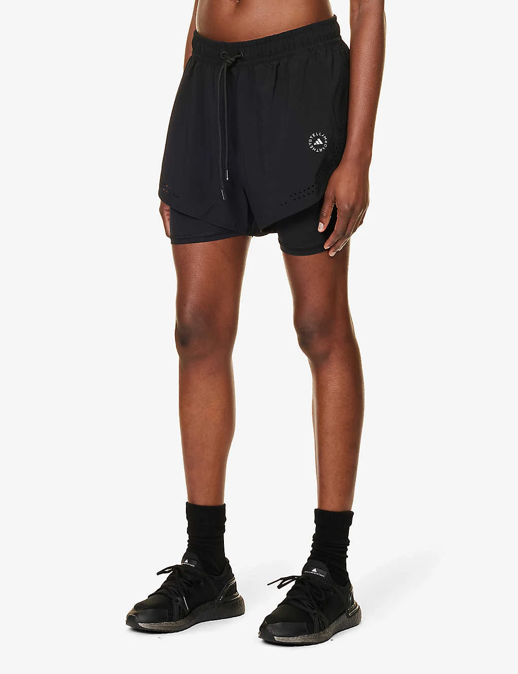 Adidas By Stella Mccartney TruePurpose 2in1 Stretch-recycled Polyester Shorts 3 Adidas By Stella Mccartney TruePurpose 2in1 Stretch-recycled Polyester Shorts - Image 3
