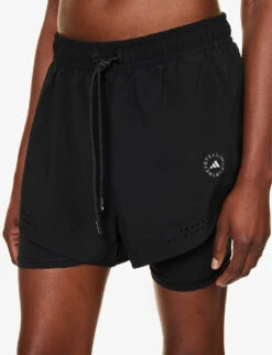 Adidas By Stella Mccartney TruePurpose 2in1 Stretch-recycled Polyester Shorts 9 Adidas By Stella Mccartney TruePurpose 2in1 Stretch-recycled Polyester Shorts -Women Clothing Store R04201632 BLACK ALT04