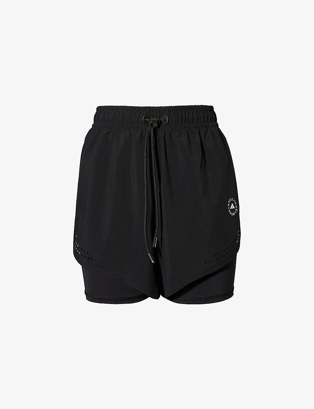 Adidas By Stella Mccartney TruePurpose 2in1 Stretch-recycled Polyester Shorts 1 Adidas By Stella Mccartney TruePurpose 2in1 Stretch-recycled Polyester Shorts