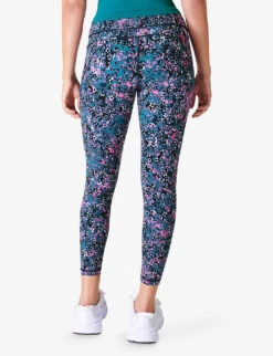 Sweaty Betty Power 7/8 Abstract-print Stretch-woven Leggings -Women Clothing Store R04201958 PINKSCATTEREDPETAL ALT03