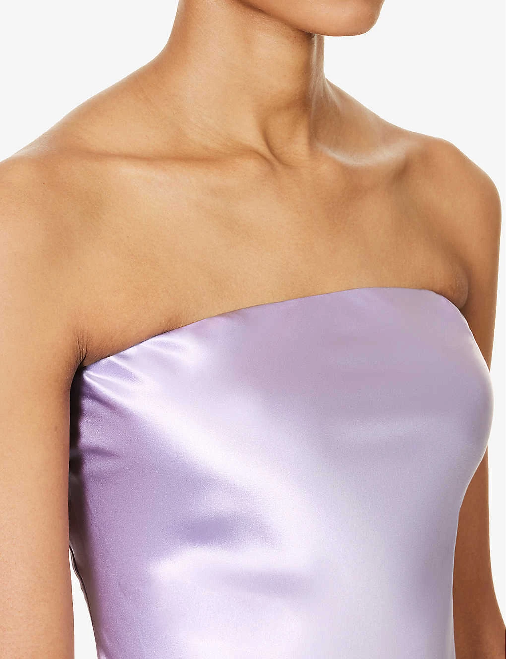 Joana Strapless Silk Midi Dress 5 Joana Strapless Silk Midi Dress - Image 5